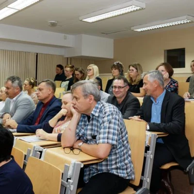 Publiczna obrona pracy doktorskiej - mgr inż. Martyna Małopolska (fot. Piotr Kawula)