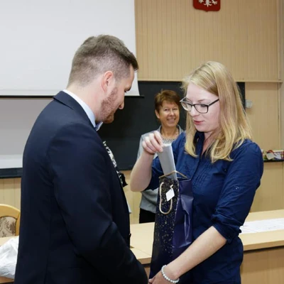 Publiczna obrona pracy doktorskiej mgr inż. Michał Kmiecik (fot. Piotr Kawula)