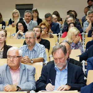 Publiczna obrona pracy doktorskiej - mgr inż. Martyna Małopolska (fot. Piotr Kawula)