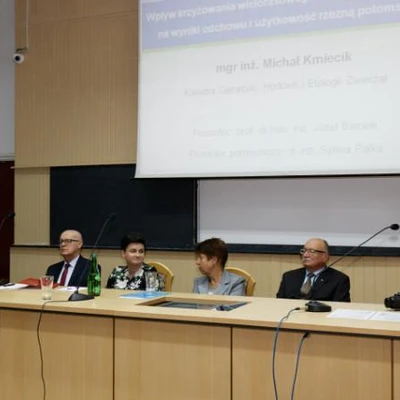 Publiczna obrona pracy doktorskiej mgr inż. Michał Kmiecik (fot. Piotr Kawula)