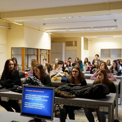 Wykłady dla uczniów Technikum Weterynaryjnego TEB Edukacja Gliwice (fot. Piotr Kawula)