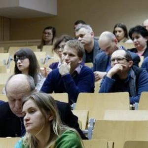 Publiczna obrona pracy doktorskiej mgr inż. Marcina Kopyry (fot. Piotr Kawula)