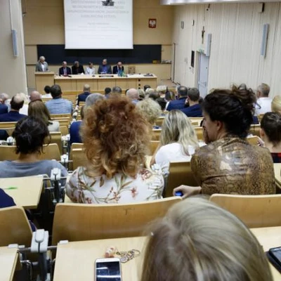 Publiczna obrona pracy doktorskiej - mgr inż. Edyta Bauer (fot. Piotr Kawula)