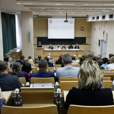 Publiczna obrona pracy doktorskiej - mgr inż. Martyna Małopolska (fot. Piotr Kawula)