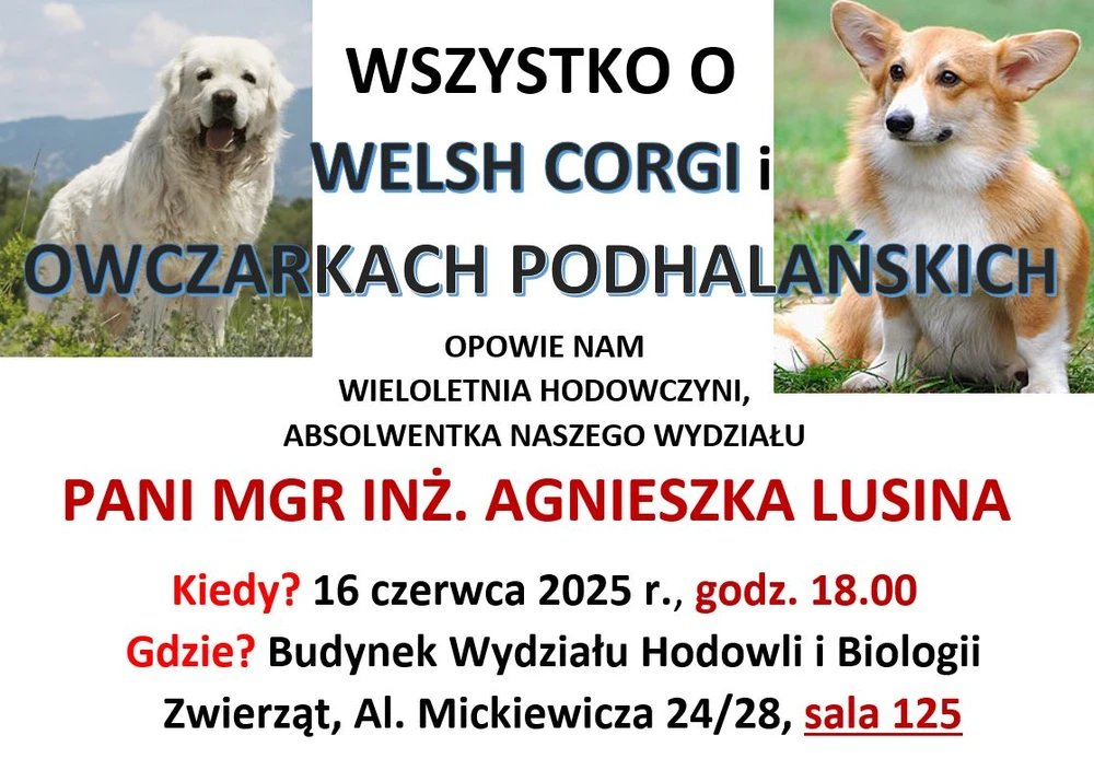 plakat - spotkanie z hodowczynia