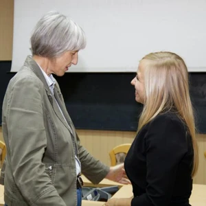 Publiczna obrona pracy doktorskiej - mgr inż. Martyna Małopolska (fot. Piotr Kawula)