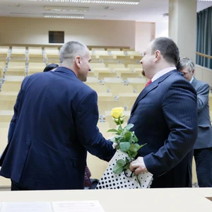 Publiczna obrona pracy doktorskiej mgr inż. Marcina Kopyry (fot. Piotr Kawula)