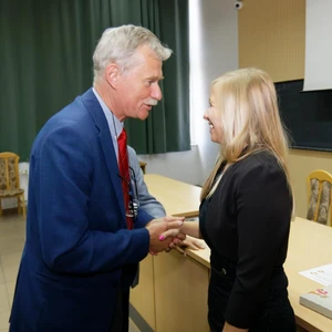 Publiczna obrona pracy doktorskiej - mgr inż. Martyna Małopolska (fot. Piotr Kawula)