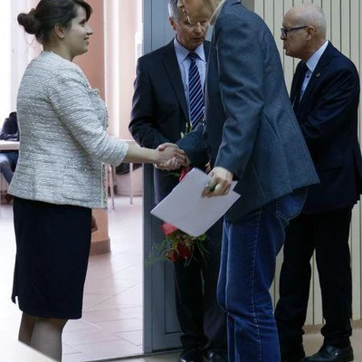 Publiczna obrona pracy doktorskiej mgr inż. Anny Balakowskiej (fot. Piotr Kawula)