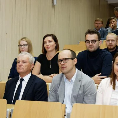 Publiczna obrona pracy doktorskiej mgr inż. Michał Kmiecik (fot. Piotr Kawula)