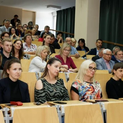 Publiczna obrona pracy doktorskiej - mgr inż. Martyna Małopolska (fot. Piotr Kawula)