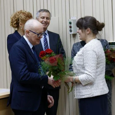 Publiczna obrona pracy doktorskiej mgr inż. Anny Balakowskiej (fot. Piotr Kawula)