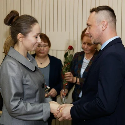 Publiczna obrona pracy doktorskiej mgr inż. Magdaleny Duszy (fot. Piotr Kawula)