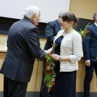 Publiczna obrona pracy doktorskiej mgr inż. Anny Balakowskiej (fot. Piotr Kawula)