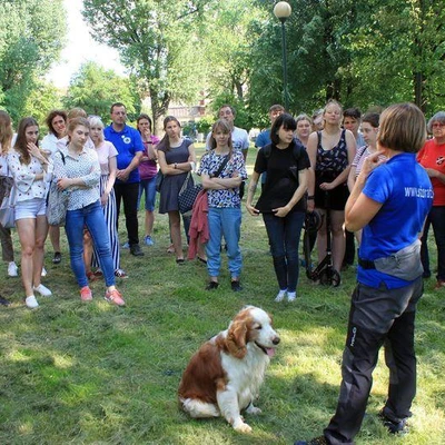 Spotkanie - Praca z psem ratownikiem (Fot. Ola Marzec)